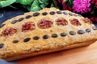 Flourless oatmeal bread recipe for a healthy breakfast! Diet bread! No butter, no kneading!