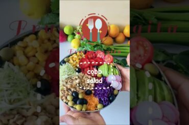 The Most Healthy Cobb Salad Recipe to Try at Home #shorts