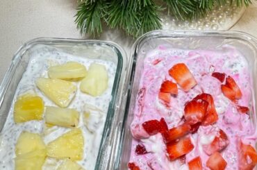 2 Healthy Breakfast Recipes - High Protein Yogurt Parfait #yourubeshorts #shorts_ #chiapudding