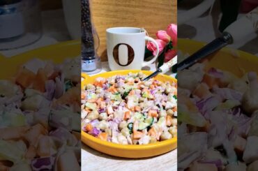 healthy Salad recipe/Chickpeas Salad #how #food #youtubeshorts #helthyfood