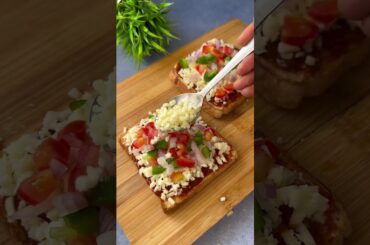 Bread Pizza recipe | Indian style pizza | Flavours Of Food