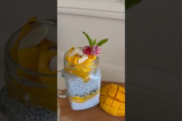 Delicious yet healthy, mango chia pudding #shorts#weightloss