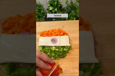 Healthy mini pizza made with bread recipe #healthy #pizza #recipe #athome #trending #shorts #indian