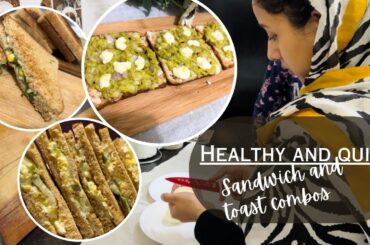 Easy and healthy wheat bread sandwich and toast recipes|Our favourite combos| Nesting n Wander