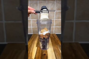 Yummy Blueberries Creamy Smoothie: Healthy Recipes for Nutritious Weight Loss! #shorts