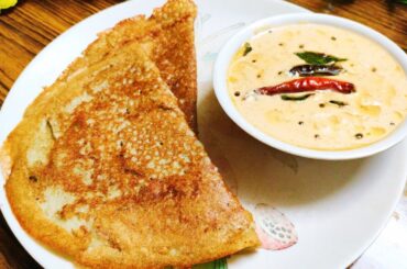 High protein Breakfast | Healthy & Tasty Recipe | Multigrain Dosa with chutney Recipe | Dosa Recipe