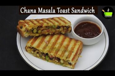 Chana Masala Toast Sandwich | High Protein Sandwich Recipe | Healthy Sandwich Recipe | Breakfast