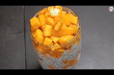 Weight Loss Recipe for Breakfast | Chia Seeds Pudding Recipe | Weight Loss Mango chia pudding | chia