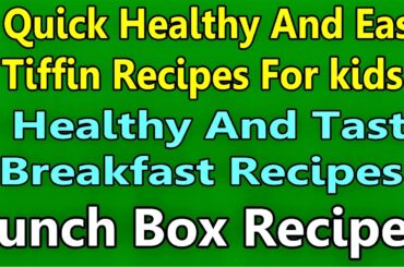 4 Quick Healthy And Easy Tiffin Recipes For kids| Amrutas Food Lab| Lunch Box Recipes| HealthyRecipe