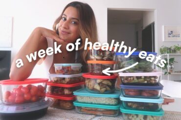 HEALTHY MEAL PREP TUTORIAL | a week of healthy eats to set yourself up for success