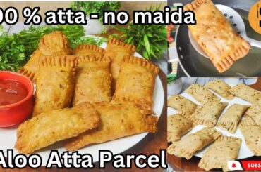 Delicious! Breakfast recipe with just wheat flour | Aloo Atta Parcel Recipe | Healthy & Easy Recipe