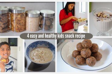 Four kids snacks recipe | Easy and healthy after school snack recipe | Our life in Japan