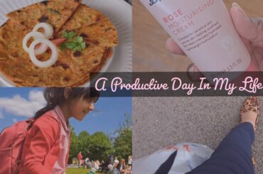 A Productive Day In My Life || Healthy Breakfast Recipe || SAHM  Of 2 || 2.0