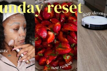 My *realistic* Sunday Reset | self-care, cleaning, healthy recipes, & more