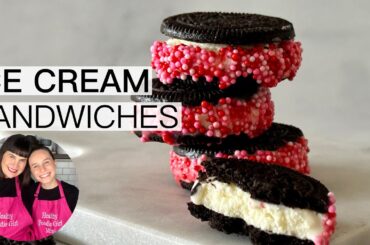 OREO ICE CREAM SANDWICH RECIPE