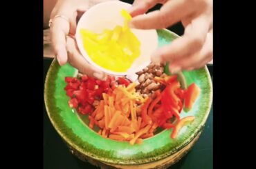healthy salad recipe #weightlossrecipe #easydinnerrecipe #ytshort