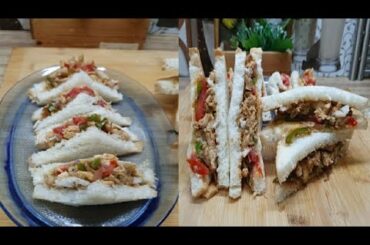 Chicken Steak Bread Sandwich Recipe | Chicken Sandwich Recipe | Breakfast/Lunch Box Idea |New Recipe