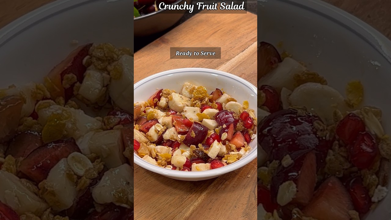 Crunchy Fruit Salad -try this quick, easy & healthy breakfast side recipe #shobhasrecipelab#shorts Crunchy Fruit Salad -try this quick, easy & healthy breakfast side recipe #shobhasrecipelab#shorts
