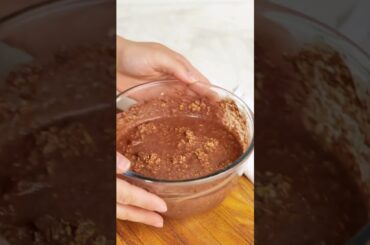 Chocolate Orange Overnight Oats #breakfast #recipes #shorts