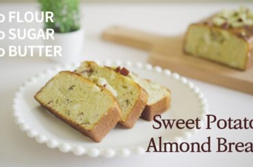 No Flour! No Sugar! No Butter! Sweet Potato Bread [Healthy Baking Recipe] ENG SUB