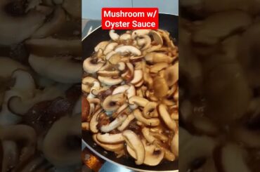 Mushroom W/ Oyster SAUCE. #video #trending #food #yummy #healthy #cooking #mushroom #ytshorts