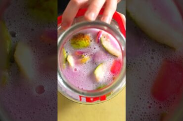 Homemade Sparkling Strawberry & Guava Probiotic Drink!