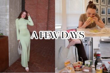 VLOG: Chit Chat Mukbang Style, Healthy Grocery Haul, Easy Dinner Idea
