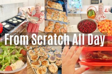 Huge cooking marathon on the homestead, so much food!