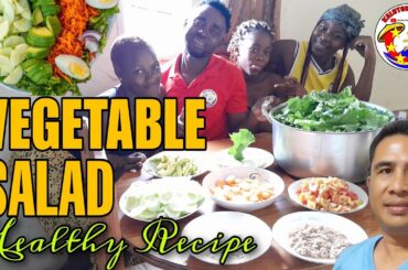 HEALTHY na!MASARAP pa! Ang masustansiyang vegetable salad recipe#equatorialguinea equat#africa