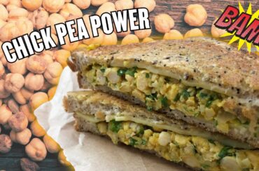 High Protein Grilled Chickpea Sandwich | The Wicked Kitchen