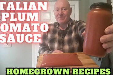 Homemade Italian Plum Tomato Sauce  [ How To Cook At Home] [ Easy Food Recipes ]