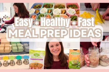 *NEW* EASY + HEALTHY + QUICK Meal Prep Ideas For The Week! New Vegetarian + Vegan Ideas!