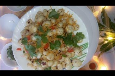 MAKHANA CHAAT| Fireless cooking| Healthy recipes|1 minute snack