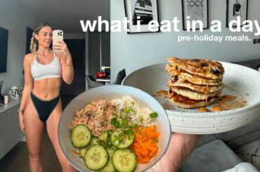 FULL DAY OF EATING & TRAINING | healthy recipes