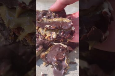 Viral Date Bark #healthysnacks #vegansnacks #glutenfreesnacks