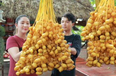 Crunchy Date Fruit Sweet | Cook Healthy Soup, Make Date Fruit become sweeter | Fruit recipe