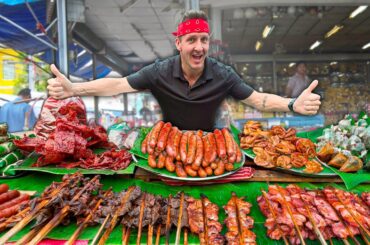 24 Hours of Eating Bizarre Laos Street Food!!
