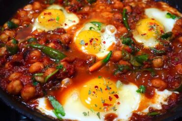 An Amazingly EASY DELICIOUS & HEALTHY Chickpea Recipe | QUICK Egg Chana Masala Recipe