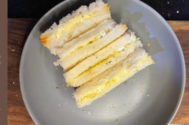 Japanese Egg Sandwich with just One Egg | Quick Breakfast idea | Healthy Sandwich |