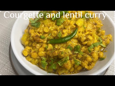 Quick & easy courgette and chickpea lentil curry organic courgette Quick & easy courgette and chickpea lentil curry organic courgette