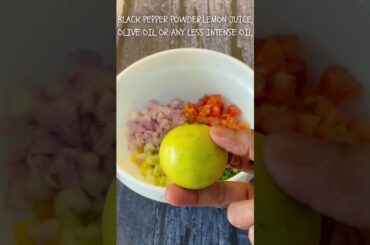 Healthy Corn Salad Recipe #shorts #youtubeshorts #cornsalad