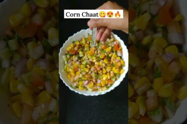 Healthy Sweet Corn Chaat | Weight Loss Diet Chaat Recipe #shorts #chaat #healthy #healthyrecipes