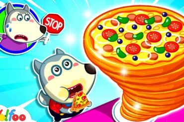 No More Junk Food! - Wolfoo Learns Healthy Food Choices With Pizza Tower @wolfoofamilyofficial