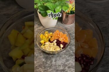 The perfect Fruit salad | Best weight loss recipe #healthy #breakfast #fruit #shortvideo#shortsfeed