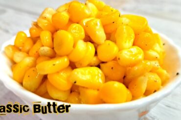 Healthy and Tasty Classic Butter Sweet Corn || Sweet Corn Chat || Healthy Snacks Recipe ||#sweetcorn