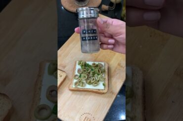 Healthy and Tasty Olive & Cheese Sandwich . Healthy Breakfast Recipe. #healthy #food