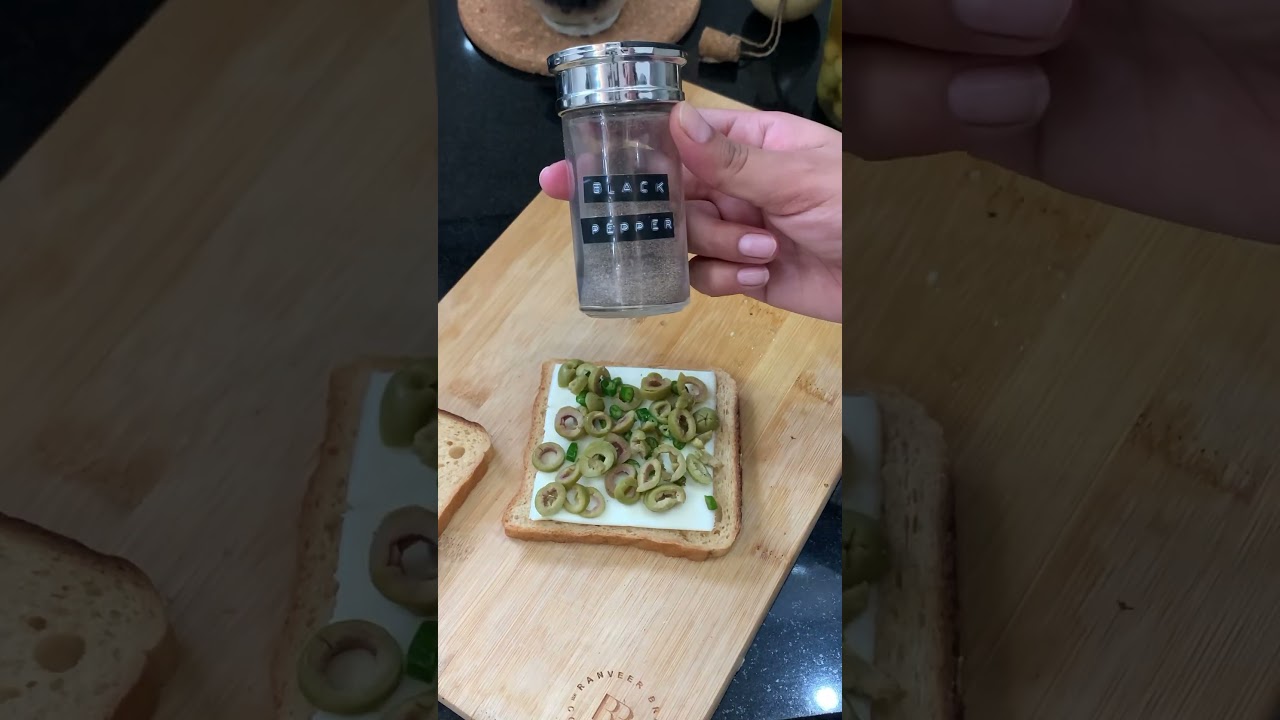 Healthy and Tasty Olive & Cheese Sandwich . Healthy Breakfast Recipe. #healthy #food Healthy and Tasty Olive & Cheese Sandwich . Healthy Breakfast Recipe. #healthy #food