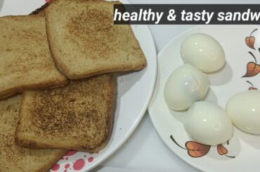 healthy & tasty egg sandwich recipe for weight loss ...
