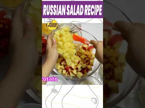 #shortsvideo RUSSIAN SALAD Healthy Fruit Salad CREAMY Salad Recipe by FOOD FOCUS #shortsvideo RUSSIAN SALAD Healthy Fruit Salad CREAMY Salad Recipe by FOOD FOCUS