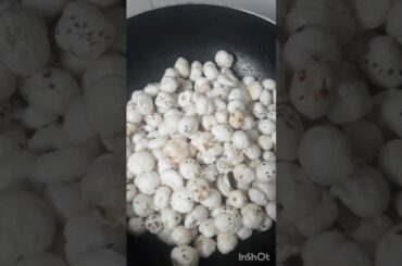 Makhana snack recipe || Lotus seed snack #healthy snack #makhana #makhanasnack